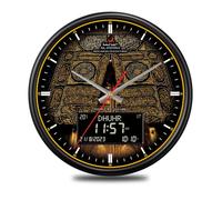 Orologio Azan, orologio musulmano, orologio da parete Athan, orologio digitale Azan per casa/ufficio/moschea (nero)