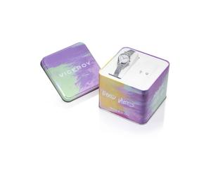 Orologio Bambina Acciaio Cassa Bianca Con Orecchini Viceroy 401256-04