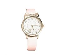 Orologio bianco coreano design alla moda moda quarzo donna casual ultimo gatto orologio da donna orologi in pelle per gli uomini, bianco, misura unica