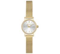Breil, Collezione Darling, Orologio Donna in Acciaio, Bracciale Sottile e Flessuoso in Maglia Milanese, Lunetta Decorata, Chiusura a Scorrimento, Cassa 18mm, Lunghezza Regolabile 13.5-19cm, Light Gold