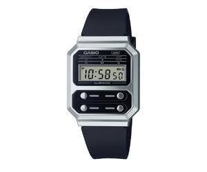 OROLOGIO CASIO A100WEF-1A SERIE VINTAGE DIGITALE QUARZO POLSO GOMMA A-100