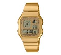 OROLOGIO CASIO A130WEG-9A DIGITALE VINTAGE METALLO GOLD ORO LED IMPERMEABILE