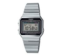 Orologio CASIO A700WE-1AEF Digitale VINTAGE Acciaio Chrono Alarm