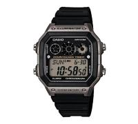 OROLOGIO CASIO AE-1300WH-8A DIGITALE GOMMA NERO IMPERMEABILE LUCE LED AE1300