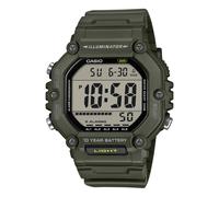 Orologio CASIO AE-1600HX-3AVEF Digitale Silicone Verde Chrono Sveglia 100mt