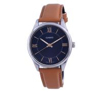 Orologio Casio al quarzo analogico elegante blu 50M MTP-V005L-2B5 da uomo