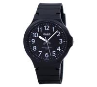 Orologio Casio al quarzo analogico quadrante nero 50M MW-240-1BV da uomo