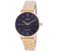Orologio Casio al Quarzo Casual LTP-VT01G-1B Acciaio Quadrante Nero da Donna