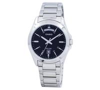 Orologio Casio al Quarzo Elegante MTP-1370D-1A1V Quadrante Nero da Uomo