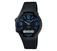 Casio Orologio Analogico-Digitale al Quarzo Uomo con Cinturino in Gomma AW-90H-2B