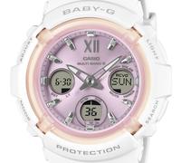Orologio Casio Baby-G BGA-2800SP-7A1JR bianco multibanda confezione a 6 molle...