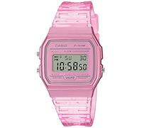 Orologio CASIO Casio Collection F-91WS-4JH rosa impermeabile per la vita quot...