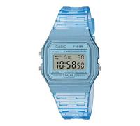 Orologio Casio Collection F-91WS-2EF digitale blu resistente acqua donna