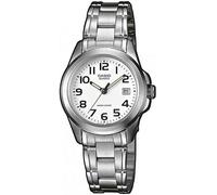 Orologio Donna CASIO LTP-1259PD-7BEG Bracciale Acciaio Bianco Vintage