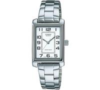 Orologio CASIO Donna Acciaio Retrò Rettangolare Bianco Numeri LTP-1234PD-7BEG
