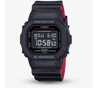 Orologio Casio G-Shock Core in gomma nera e rossa DW-5600UHR-1ER