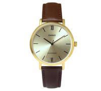 Orologio Casio LTP-VT01GL-9B Donna Analogico al Quarzo | Cinturino in Pelle M...