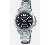 Orologio CASIO mod.LTP-V004D1B2UDF Donna in acciaio con quadrante nero + datario