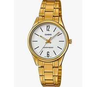 Orologio CASIO mod.LTP-V005G-7BUDF Donna in acciaio Dorato quadrante Bianco 28mm