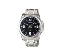 Orologio CASIO mod. MTP-1314D-1AVDF Uomo acciaio con datario quadrante Nero 44mm