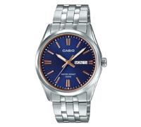 Orologio CASIO mod. MTP-1335D-2A2VDF Uomo acciaio con datario quadrante Blu 38mm