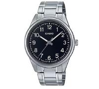 Orologio CASIO mod.MTP-V005D-1B4UDF Uomo acciaio quadrante Nero con numeri 38 mm