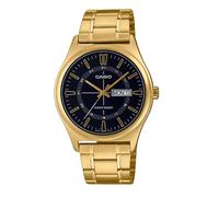 Orologio CASIO mod.MTP-V006G-1C Uomo in acciaio Gold Day\Date con quadrante Nero