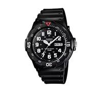 OROLOGIO CASIO MRW-200H-1B ANALOGICO GOMMA NERO MRW200 IMPERMEABILE SPORTIVO