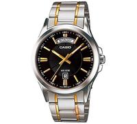 Orologio CASIO MTP-1381G-1A da Uomo Nero in Ottone