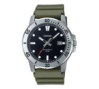 Casio Quadrante Nero Lancette Luminose Quarzo MTP-VD01-3E 50M Orologio da Uomo