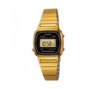 Orologio CASIO ref. LA670WGA-1DF Donna acciaio dorato quadrante NERO