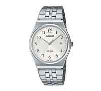 Orologio CASIO ref.MTP-B145D-7BVDF Uomo acciaio quadrante Bianco 35mm con data