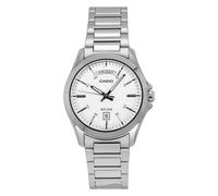 Orologio Casio Standard al quarzo casual bianco 50M MTP-1370D-7A3V da uomo