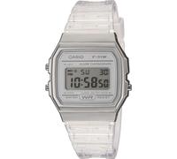 Orologio Casio Timeless Unisex Digitale Colore Bianco Traslucido F-91WS-7EF