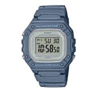 Orologio Casio UNISEX in resina mod. ILLUMINATOR Ref. W-218HC-2AVDF Azzurro 43mm