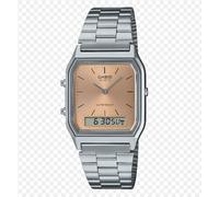 Orologio CASIO unisex mod. AQ-230A-4AMQY Quadrante rosa analogico e digitale