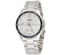 Orologio Casio Uomo Analogico Acciaio Inox MTP-1374D-7A - Classico Tono Argen...