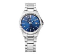 Orologio Casio Uomo Analogico Argento Cinturino Metallo Blu MTP-1183A-2ADF-El...