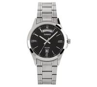 Orologio Casio Uomo Analogico Cinturino Metallo Argento MTP-1381D-1AVDF - Qua...