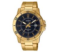 Orologio Casio Uomo Stile Subacqueo Tono Oro MTP-VD01G-1C Quadrante Nero Acci...