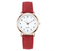 Orologio casual in pelle con display digitale e vestibilità comoda da indossare tutto il giorno, Come da immagine, Purple