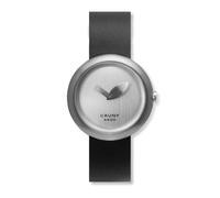 Orologio CAUNY Tadao Ando CTA004 37mm Argento Quarzo Pelle Cristallo...