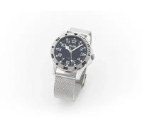 OROLOGIO CESARE PACIOTTI 4US Uomo In Acciaio Argento Nero Maglia Milano T4LS403