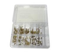 Orologio Cespugli per Francese Cofanetto Ottone Piccolo 100pcs Ø 0.12 - 0.30 MM