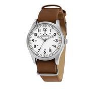 Orologio CHRONOSTAR uomo Pilot pelle marrone / bianco R3751313002