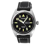 Orologio Citizen Eco-Drive elegante quadrante nero 100M BM8560-29E da uomo