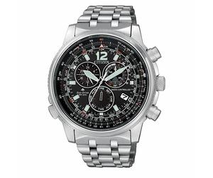 Orologio Citizen Pilot Acciaio Eco-Drive Radiocontrollato Cronografo cb5860-86e