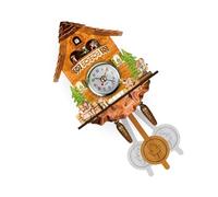Orologio Classico A Forma in Legno Elegante da Parete Perfetto per Decorazioni La Casa O L'Ufficio Stili Tradizionali I Salotti Domestici. Cuculo in Legno