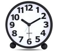 Orologio classico, movimento silenzioso senza ticchettio che offre un'atmosfera tranquilla, lente in vetro antipolvere che protegge dalla po