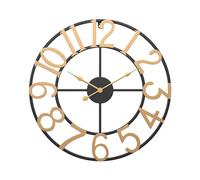 Orologio classico vintage in metallo per esterno facile da leggere per interno o